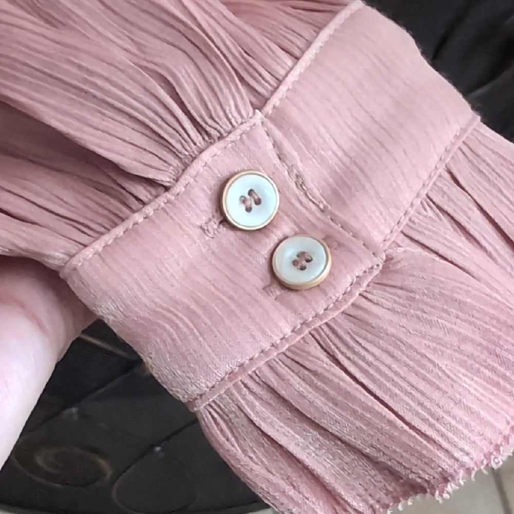 Fate Blush Pink Ruffle Blouse - Picture 8 of 13